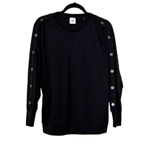 CAbi Snap Sleeve Sweatshirt Style #3686 - Picture 1 of 8